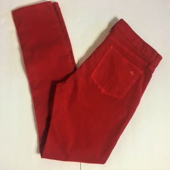Rag & Bone Red Skinny Corduroy Jean - Picture 1 of 6